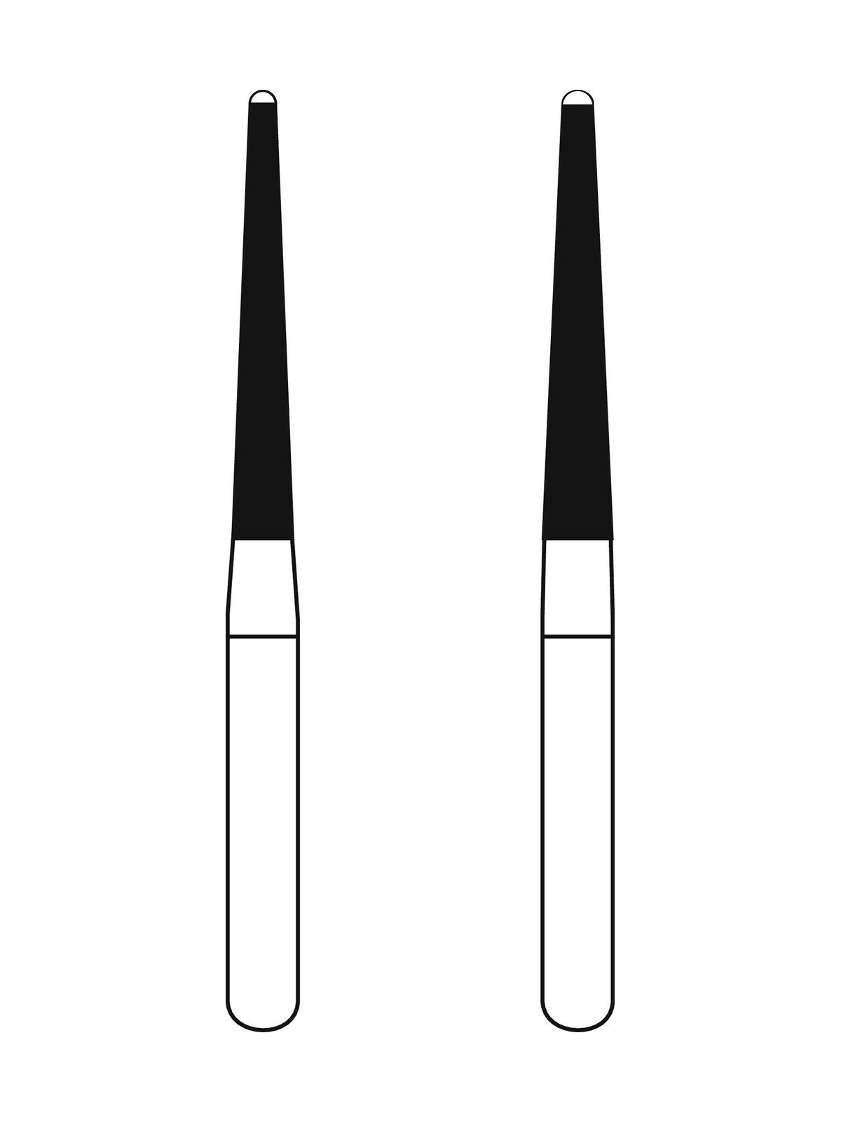 Fraise diamantée mandrin standard turbine 857