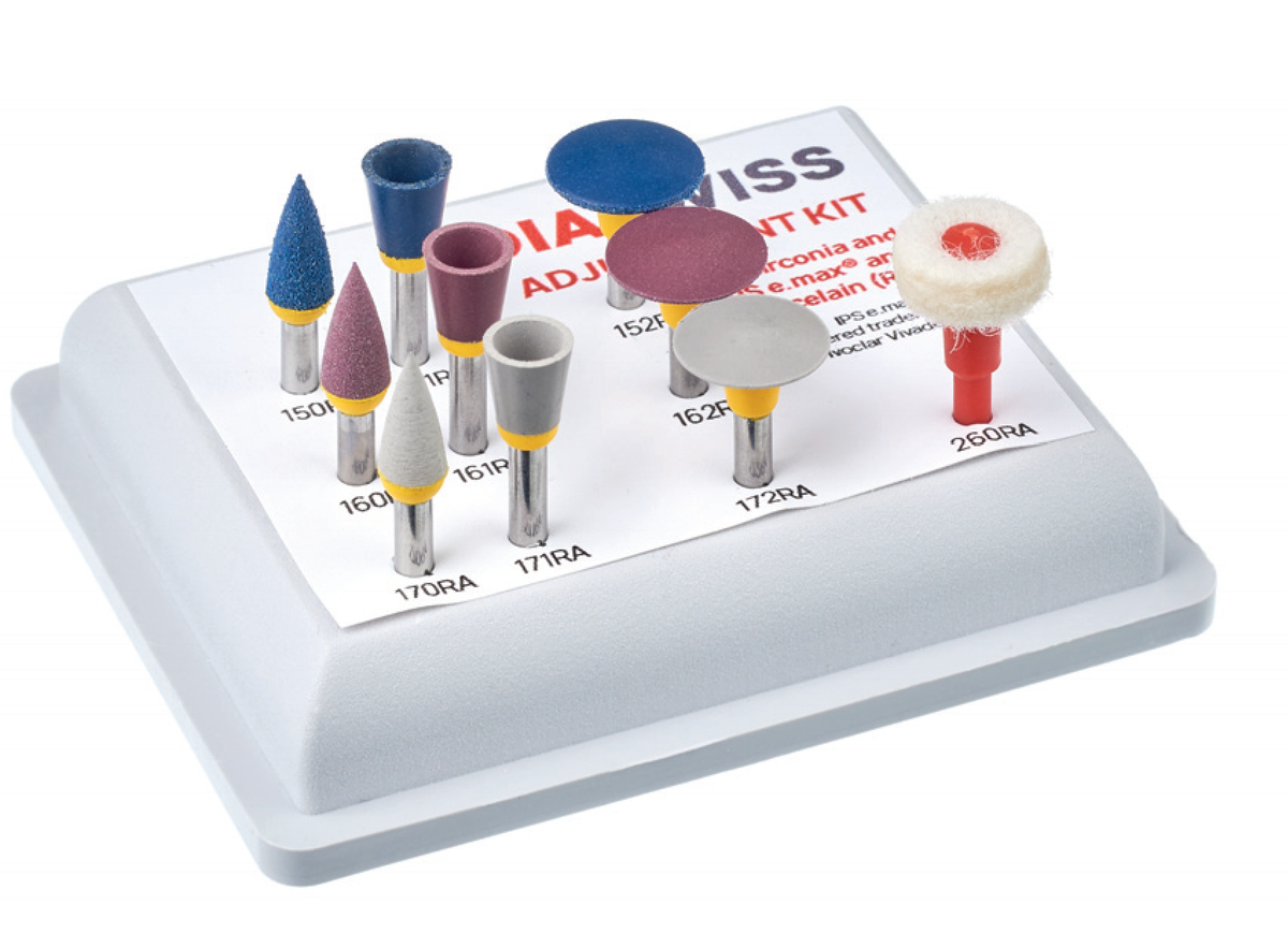 Polissoir pour céramique et zircone kit