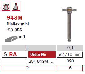 Disque coupe couronne DiaSwiss 204943M.090