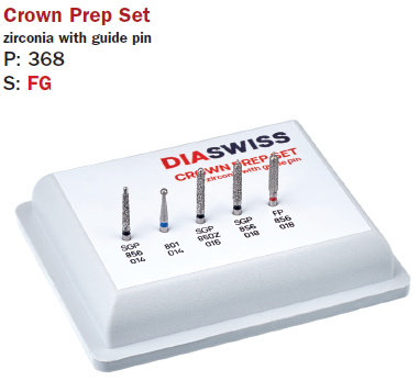 Set préfabriqué DiaSwiss — Préparation couronne zircone