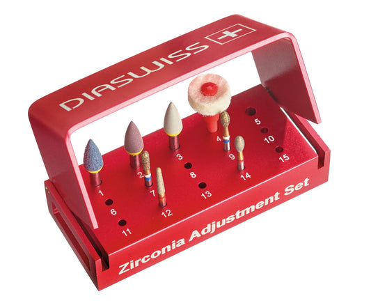 Fraise diamantée pour Zircon Zirconia adjustment set