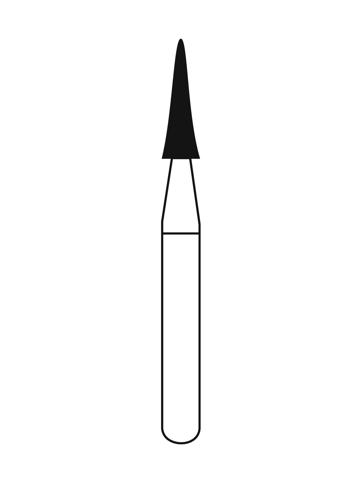 Fraise diamantée mandrin standard turbine 392