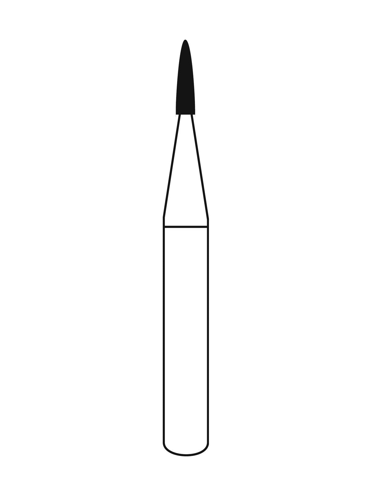 Fraise diamantée mandrin standard turbine 889