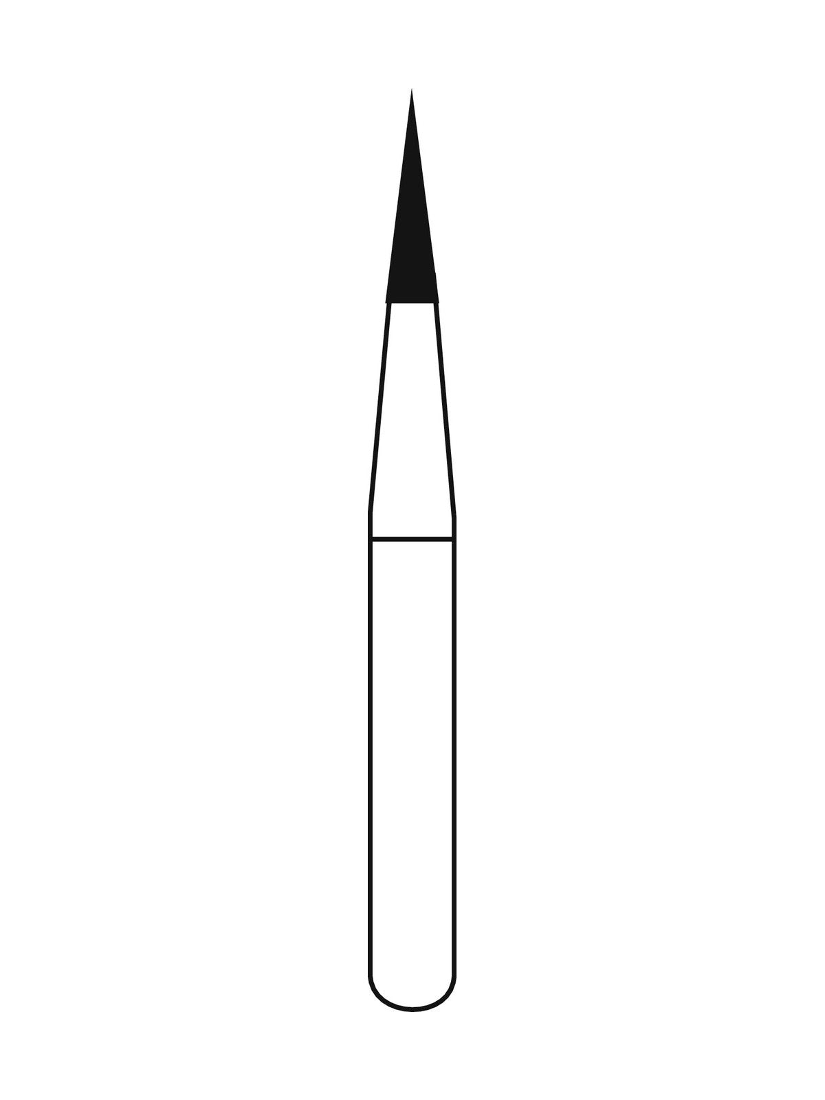 Fraise diamantée mandrin standard turbine 956